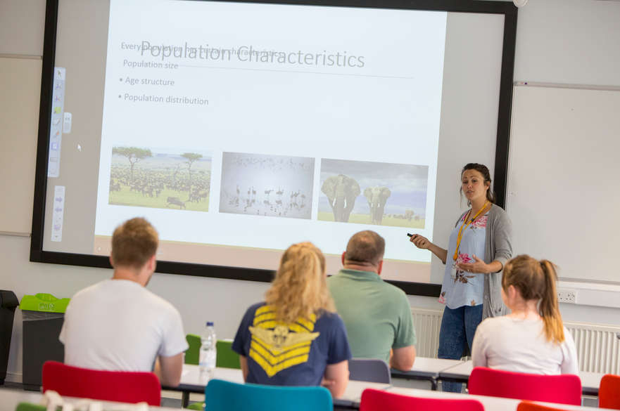 Image of people in a lecture