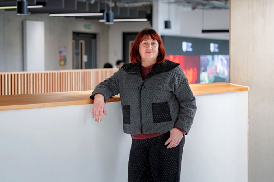 Claire Lockwood, Head of Design & Digital Arts at NTU, leads diverse creative courses aligned to industry needs and emerging technologies.