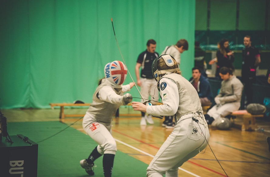 NTU Fencer in action.