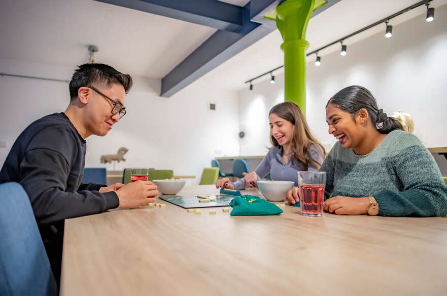 Students in common room