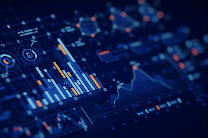 A data analytics dashboard