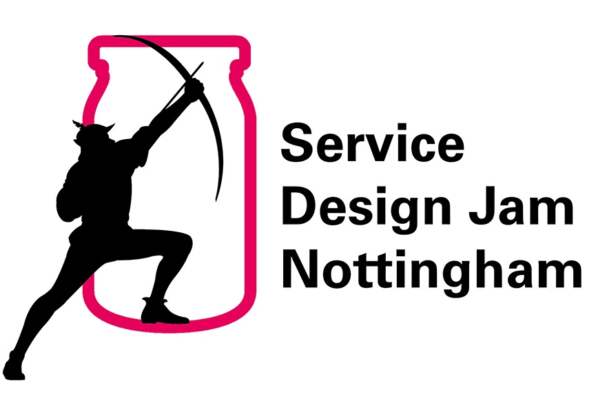 Logo for Service Design Jam Nottingham 2023