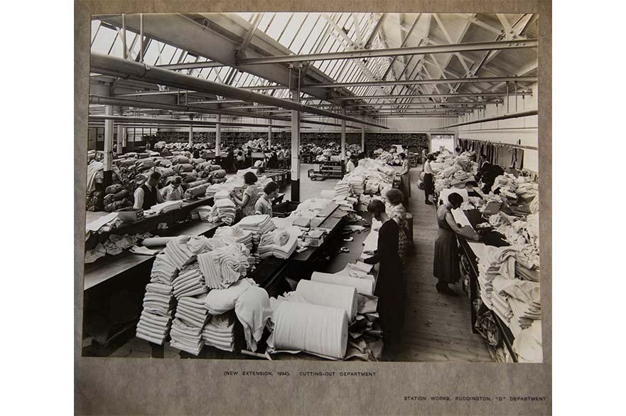 Cutting Out Department. Credit: Ruddington Frameworkers Museum
