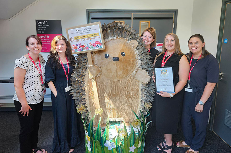 Mansfield Hedgehog ambassadors