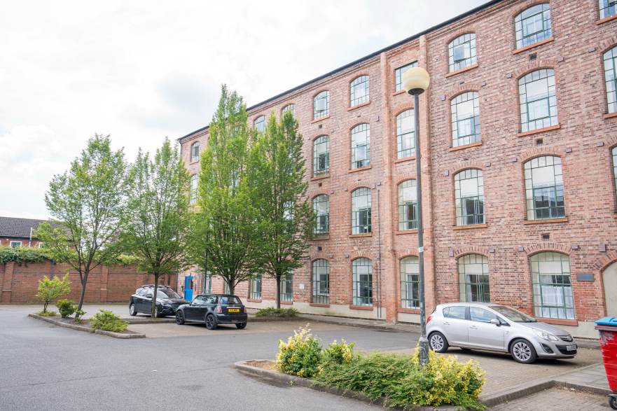 Part of the Simpsons complex is a four-storey red-brick former garment factory that's been converted in a modern student residence. 