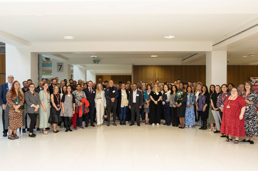 Group picture of Alumni and Industry Fellows at the Celebration Event in 2024