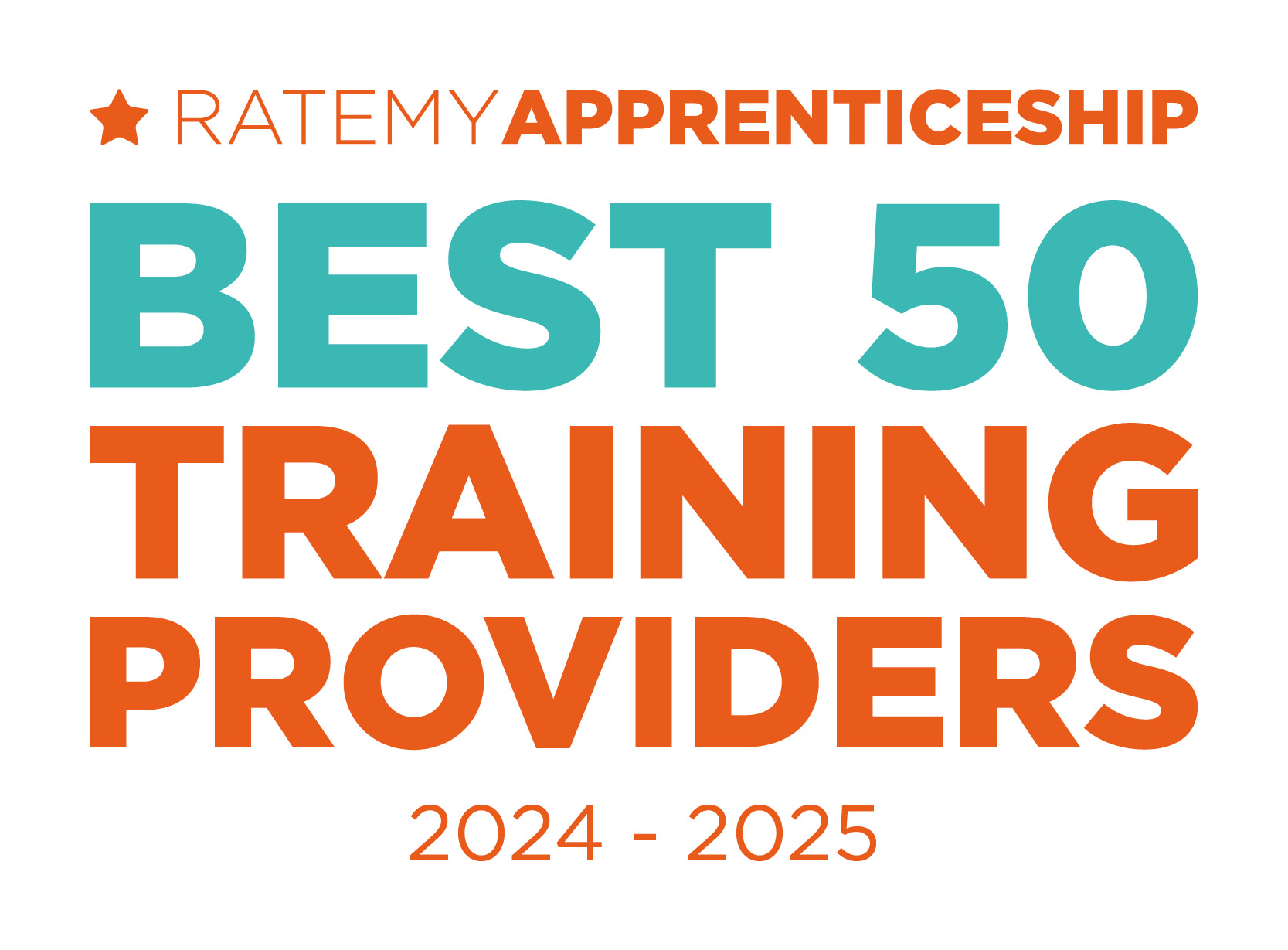 Ratemyapprenticeship awards top 50 providers badge