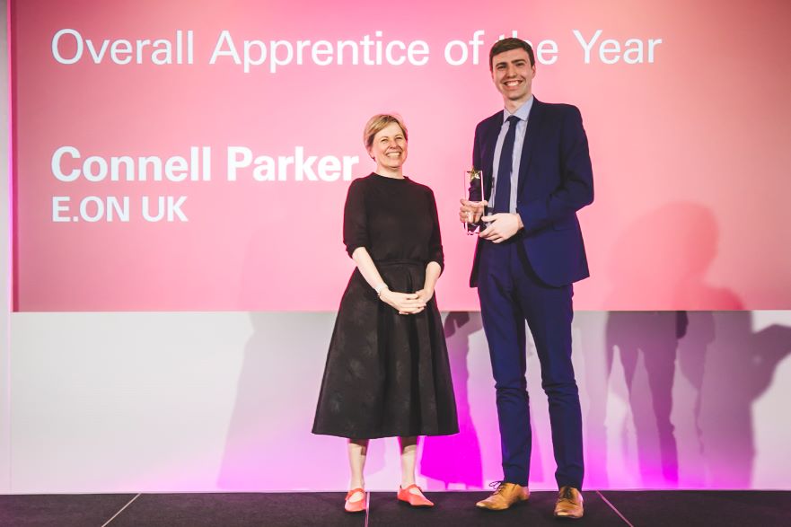 Connell Parker wins overall apprentice of the year award