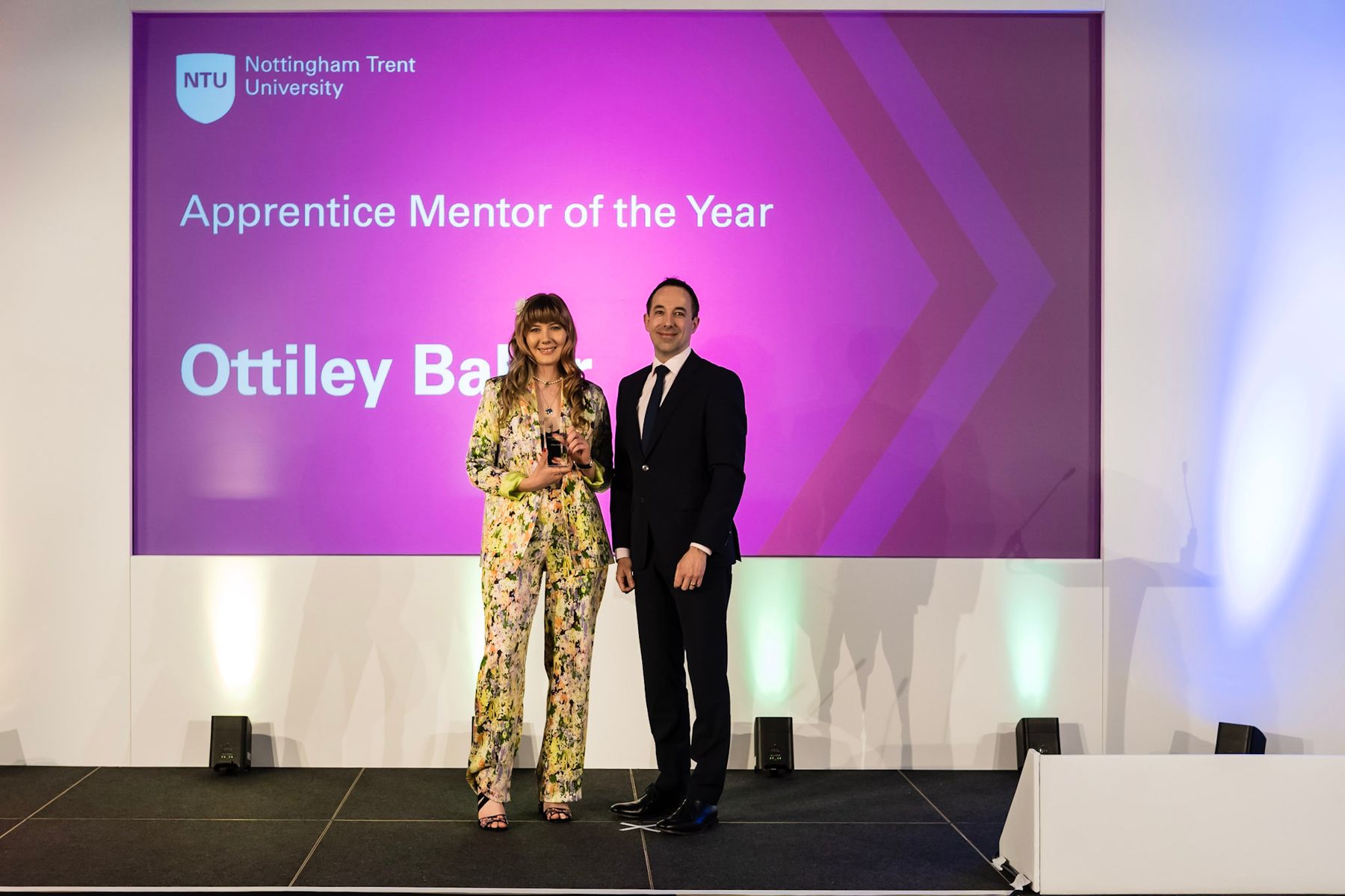 Ottiley Baker wins NTU Apprenticeship Awards