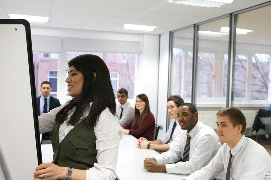 Students learning