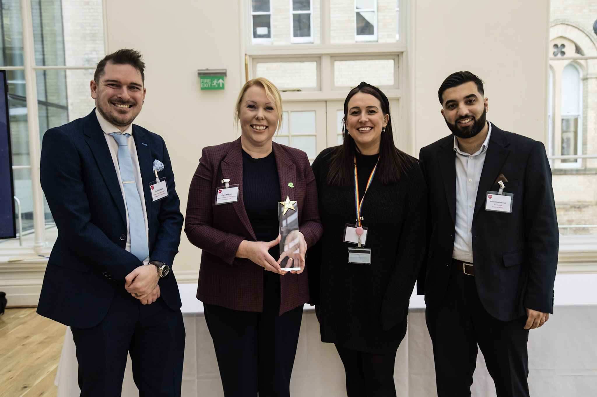 Enterprise Mobility receiving their award