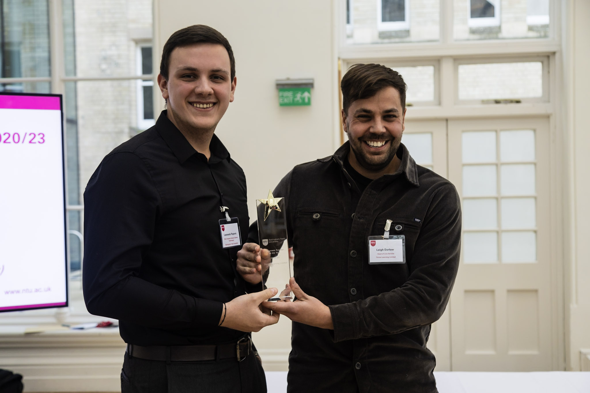 Thrive Learning Limited receiving their award