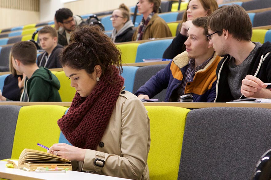 Students in lecture
