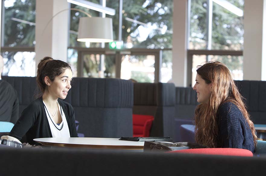Student talking