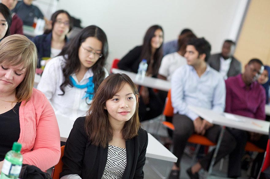 Students in class