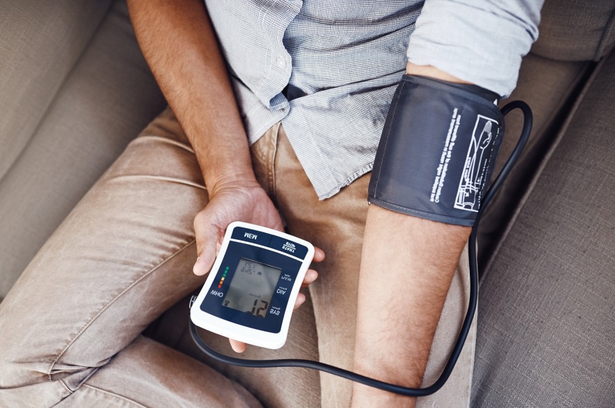 Blood pressure stock image