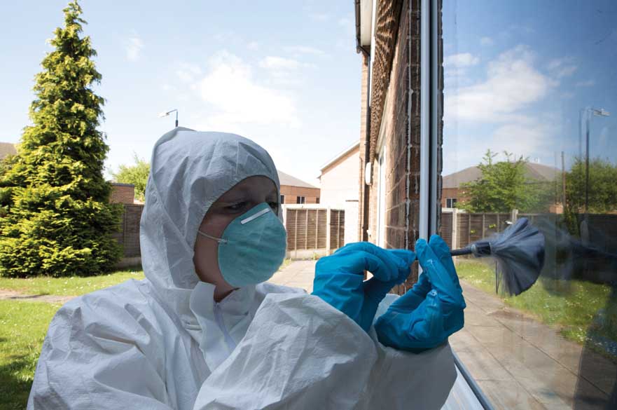 Forensic clearing student 