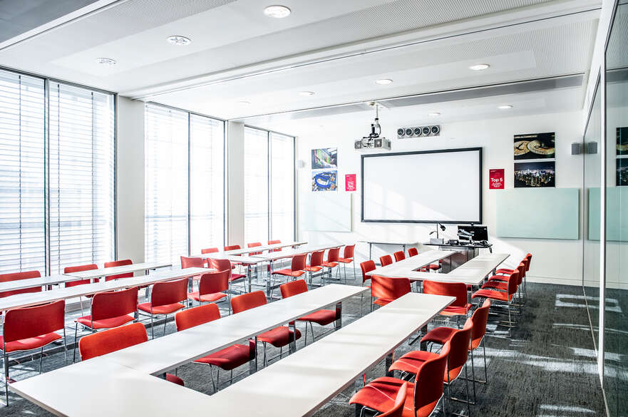 Meeting room in Newton building, NTU City Campus
