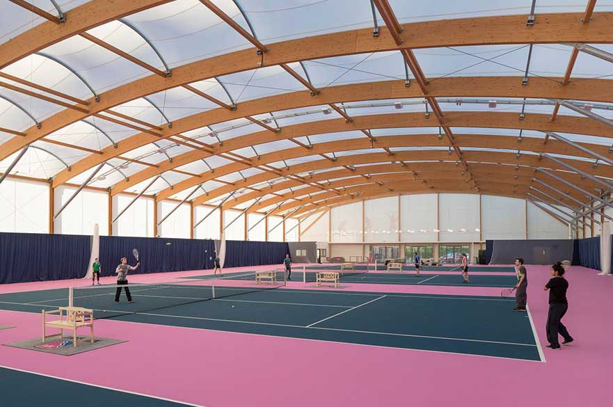 Tennis courts at Clifton Campus