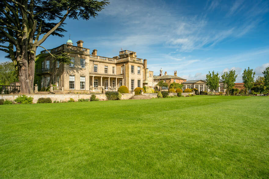 exterior of NTU Brackenhurst Campus on the sunny day