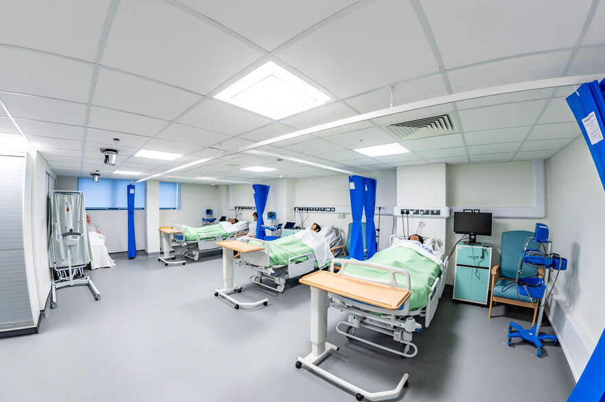 Hospital ward in Mansfield HAP centre