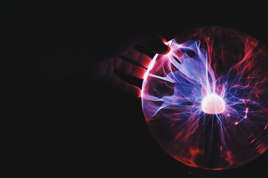 glowing science orb