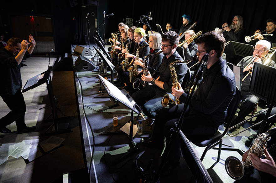 NTU Big Band performing