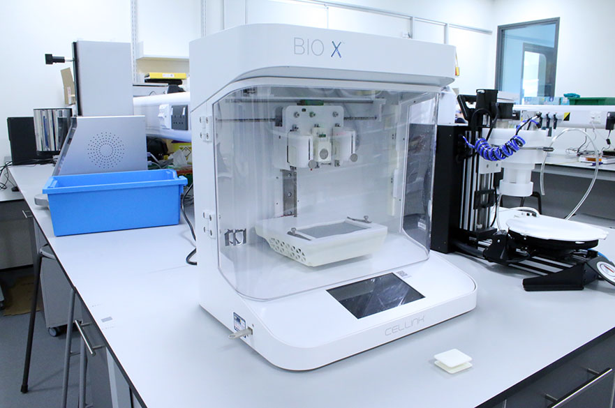 Biomedical equipment in lab