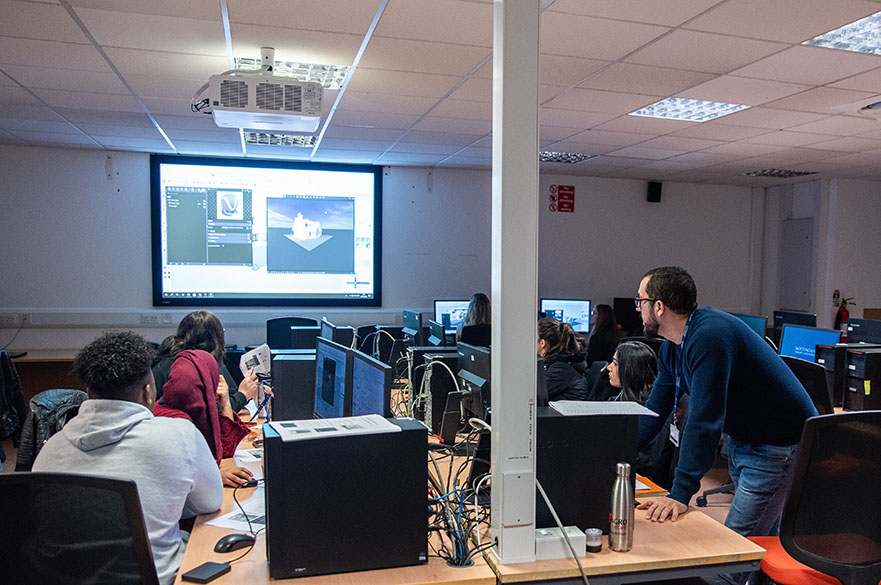 Construction Collaboration Technology room