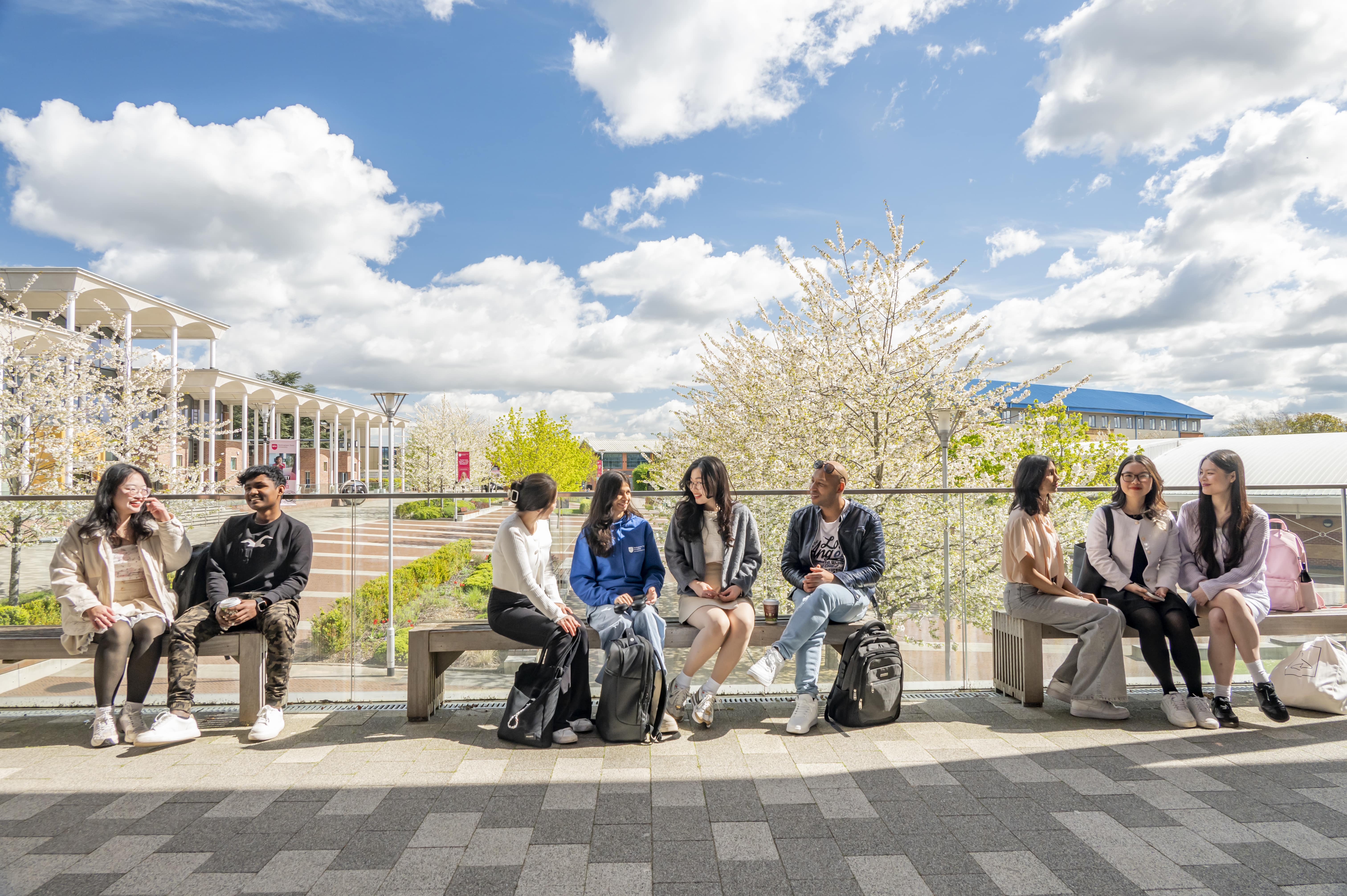 International students at Clifton Campus