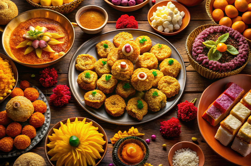 diwali lunch at global lounge