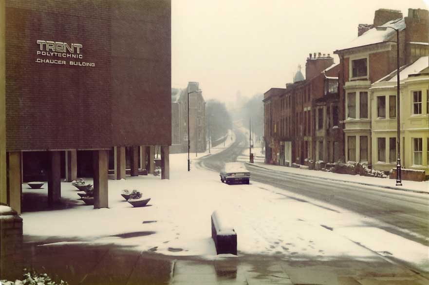 Old image of Chaucer Building