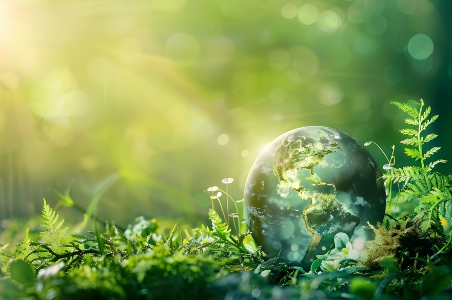 Earth day and world environment concept.