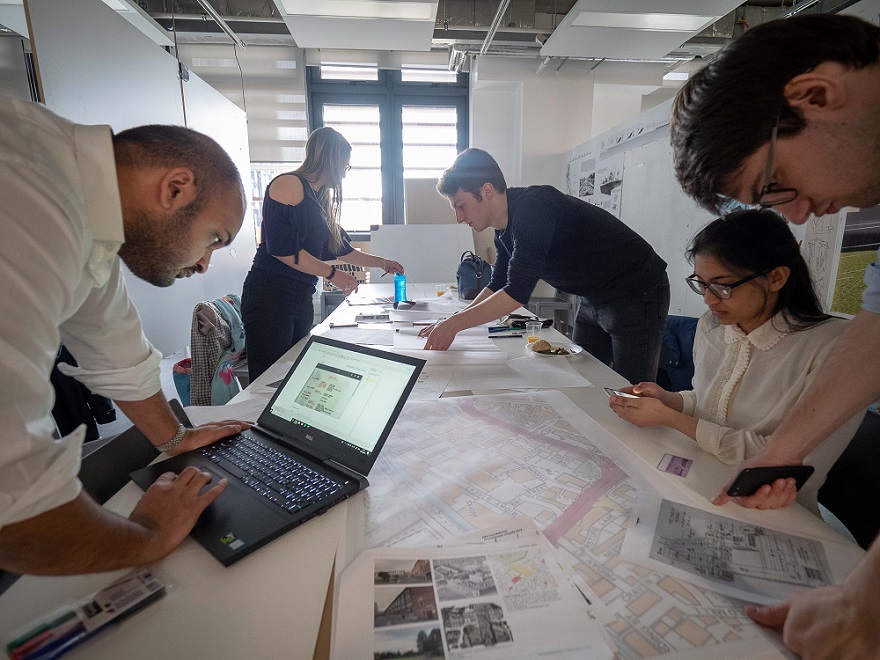 Students at the RIBA Design Charrette