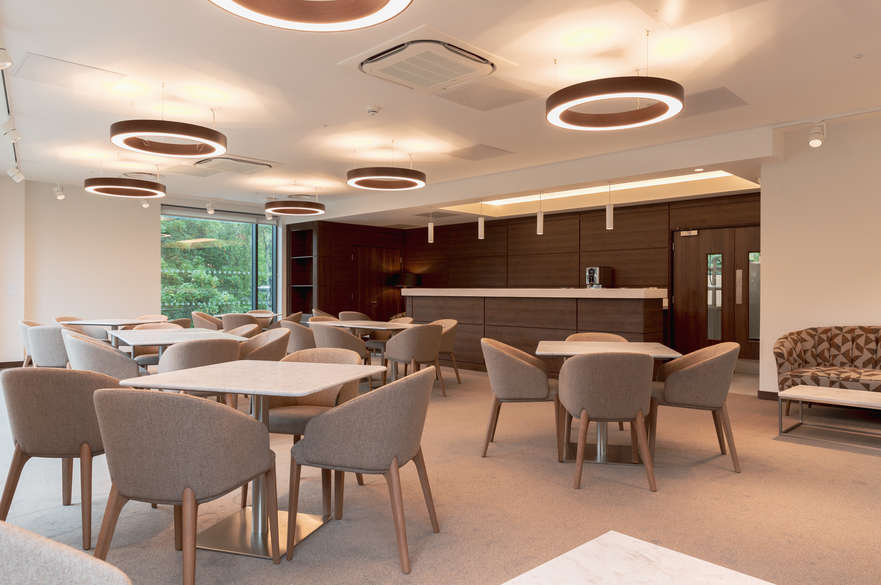 University Hall dining area