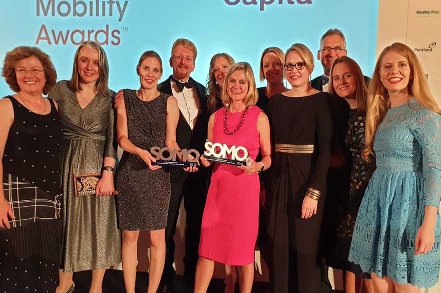 Colleagues at the Social Mobility Awards
