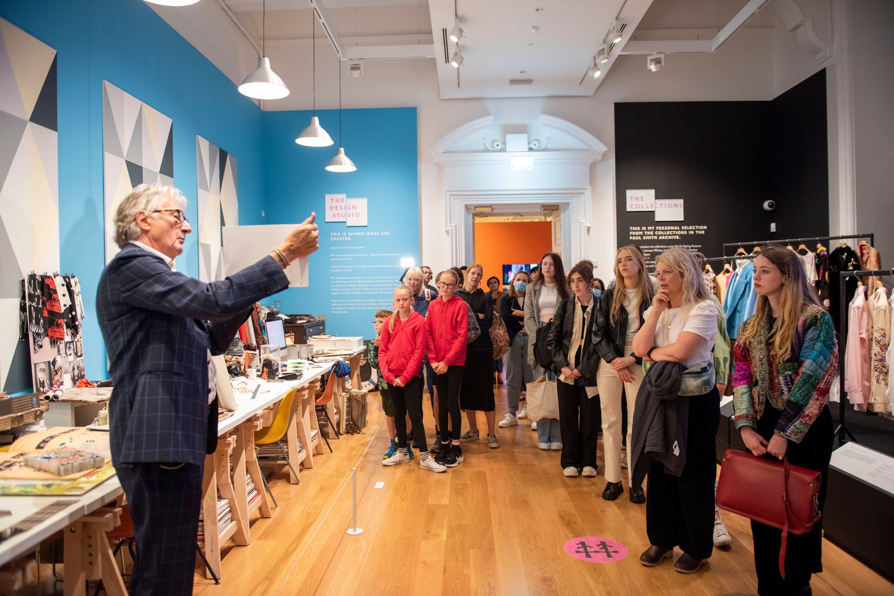 FCP students at the Paul Smith exhibition