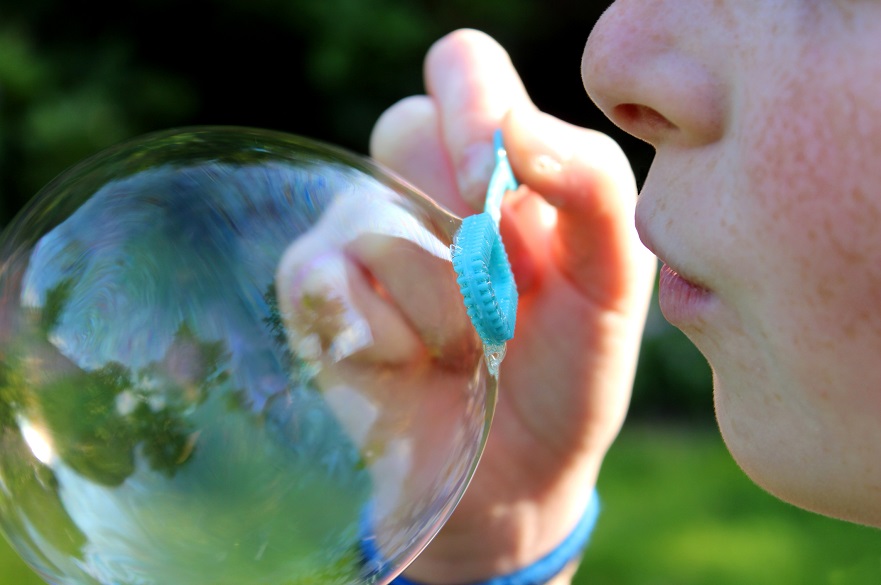 Bubble blowing