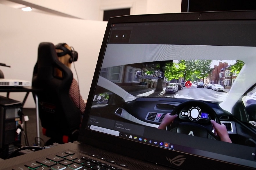 Screenshot of driver animation