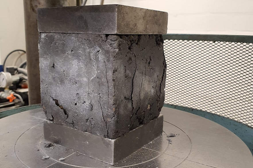 A block of concrete