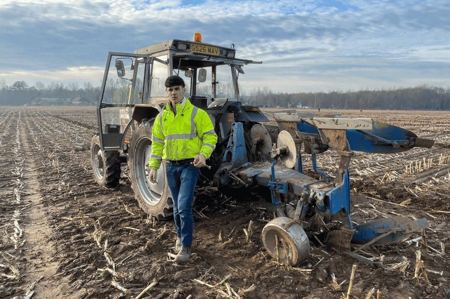 FE Agriculture student Hugo Pilkington