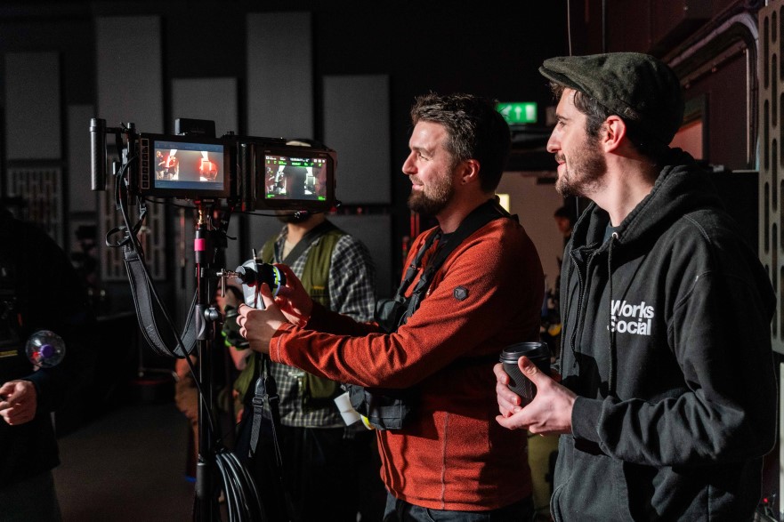 Creatives from Confetti and the School of Arts and Humanities film The Correction Unit