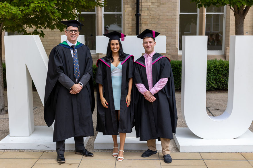 Matthew Homewood and Campbell Law School students