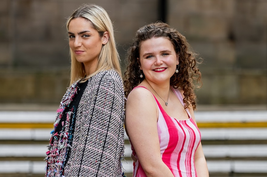 Olivia Hodson (right)