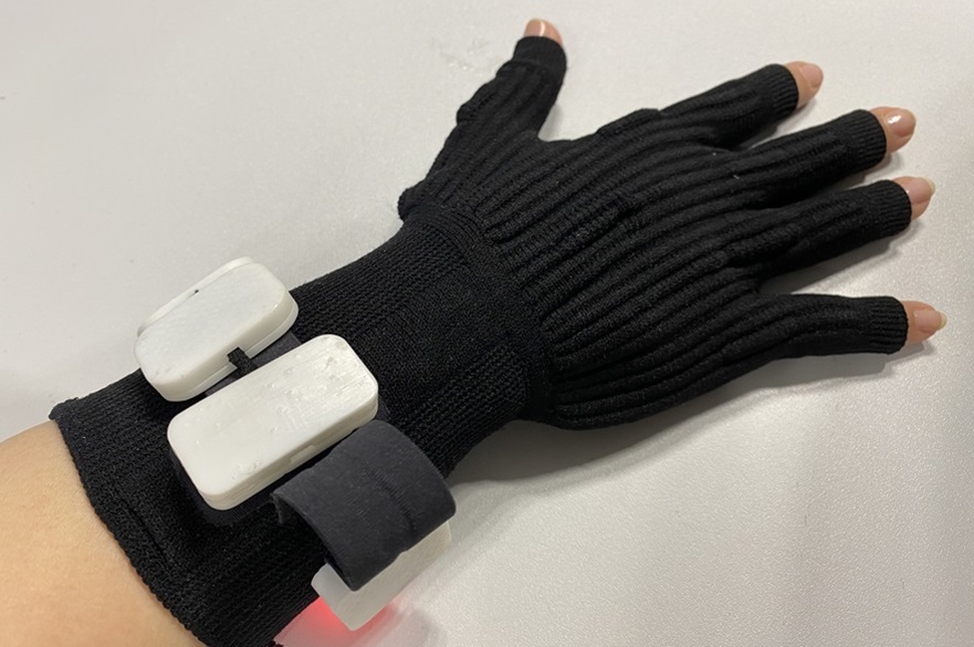 An images of a prototype glove