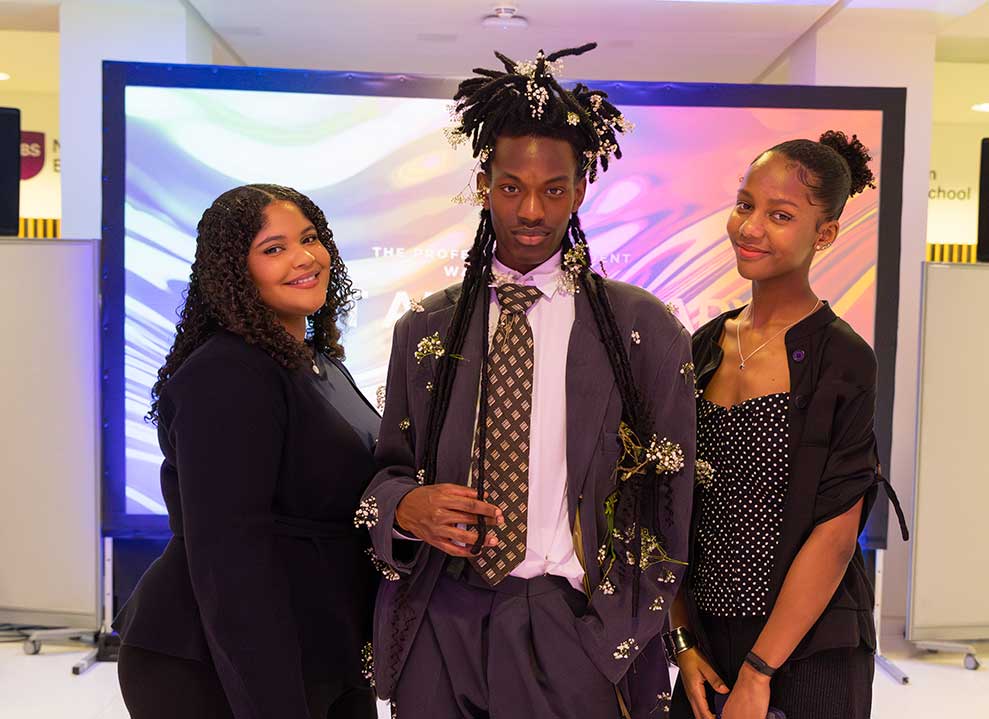 Three students crowned winner of the NTU Professional Student Wardrobe anniversary catwalk event