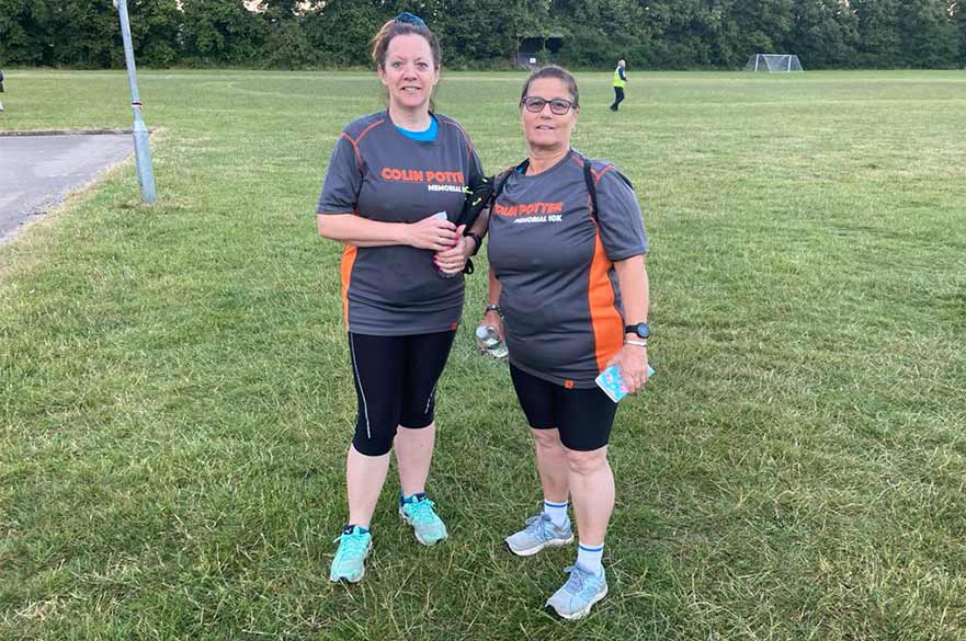 Karen Parkin and Sally-Ann Allen