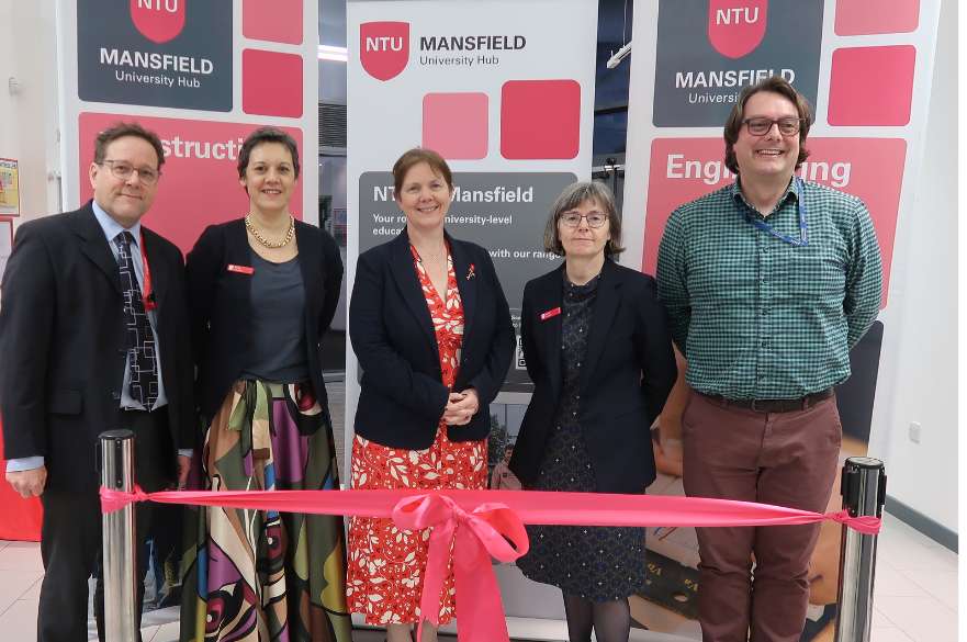 Mayor Claire Ward, Sarah Speight, Sarah Mayfield, Patrick Barber and David Walker