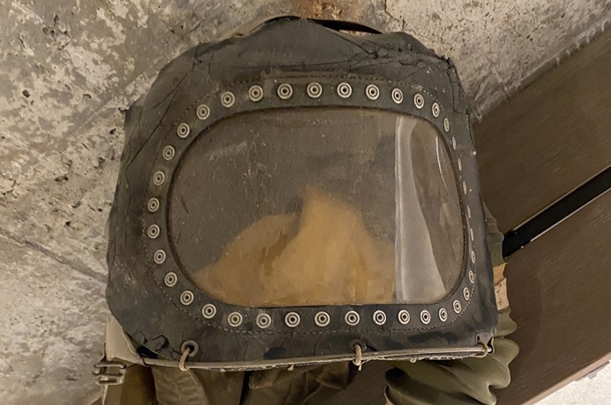 A historic gas mask