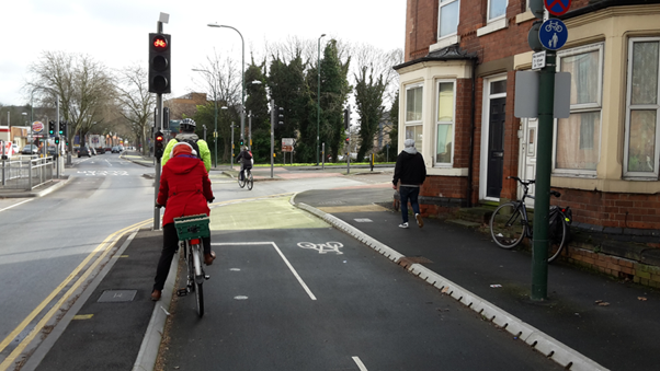 Nottingham cyclists 